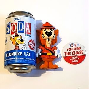 RARE CHASE - Funko Soda Figure - Klondike Kat - Flocked Chase - Underdog Limited
